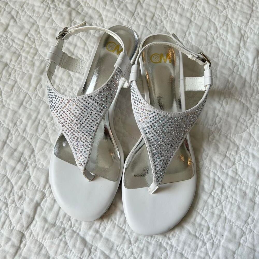 Camilla-and-marc Women's White and Silver Sandals